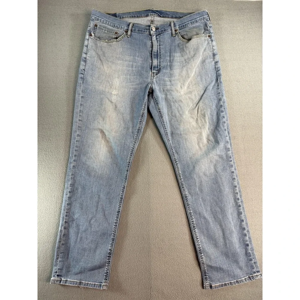 Levi's 541 Jeans Mens 38x30 Light Wash Blue Athletic Tapered Denim Casual